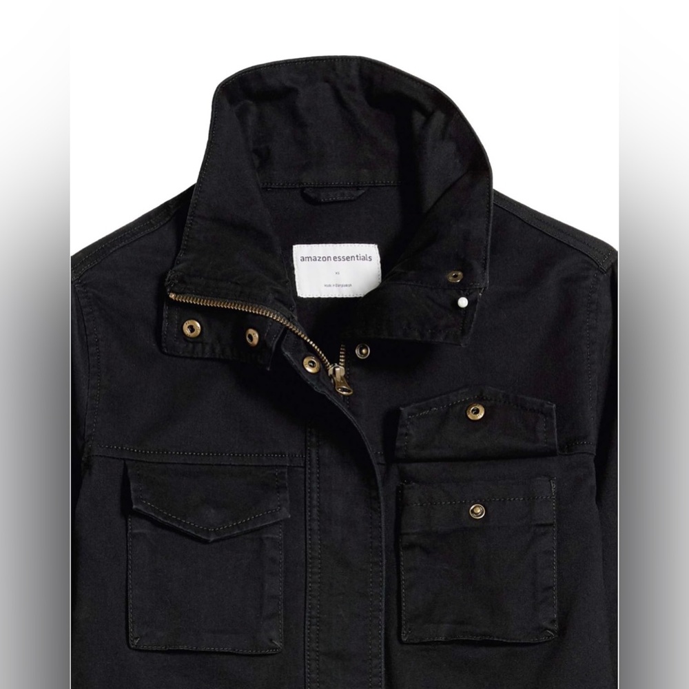 Amazon Essentials Women’s Black Utility Jacket - … - image 2